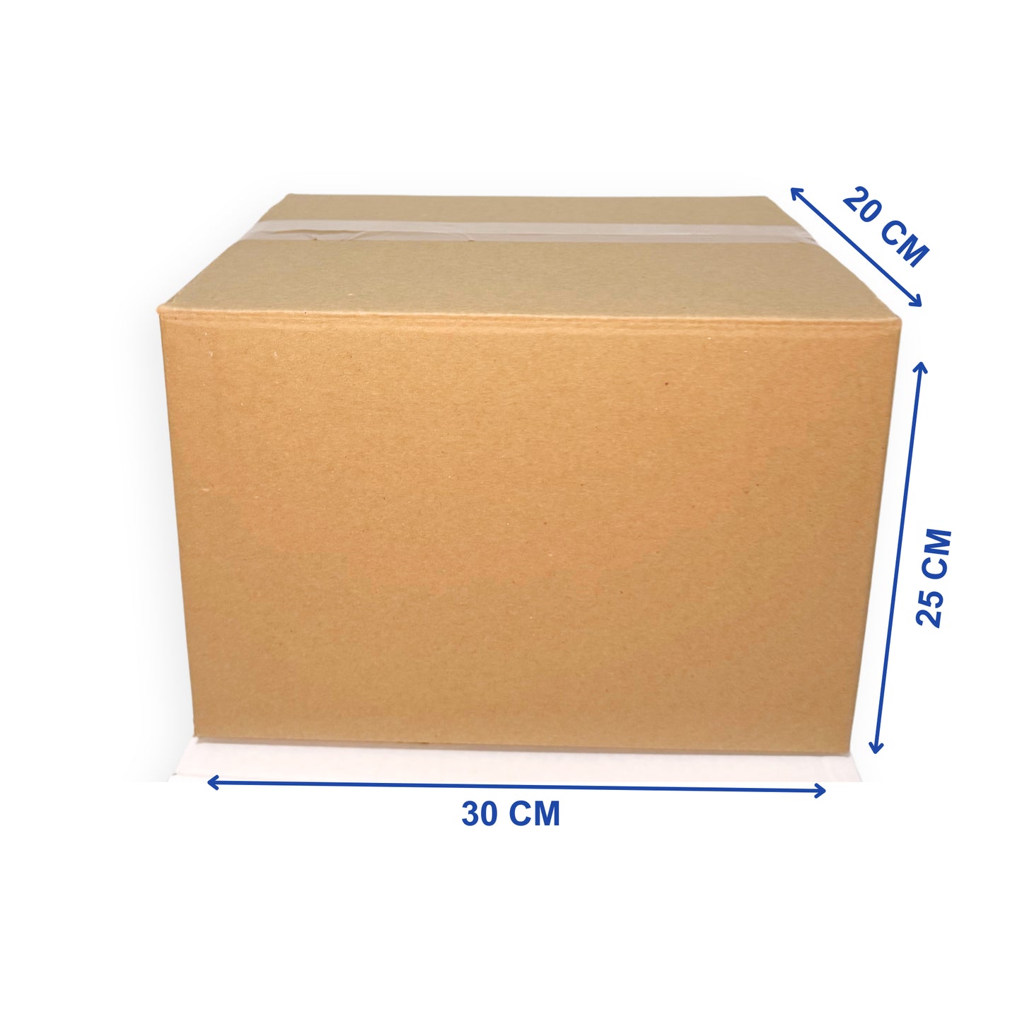 Cajas de Cartón Corrugado 30x25x20 cm | Paquete de 25 Unidades