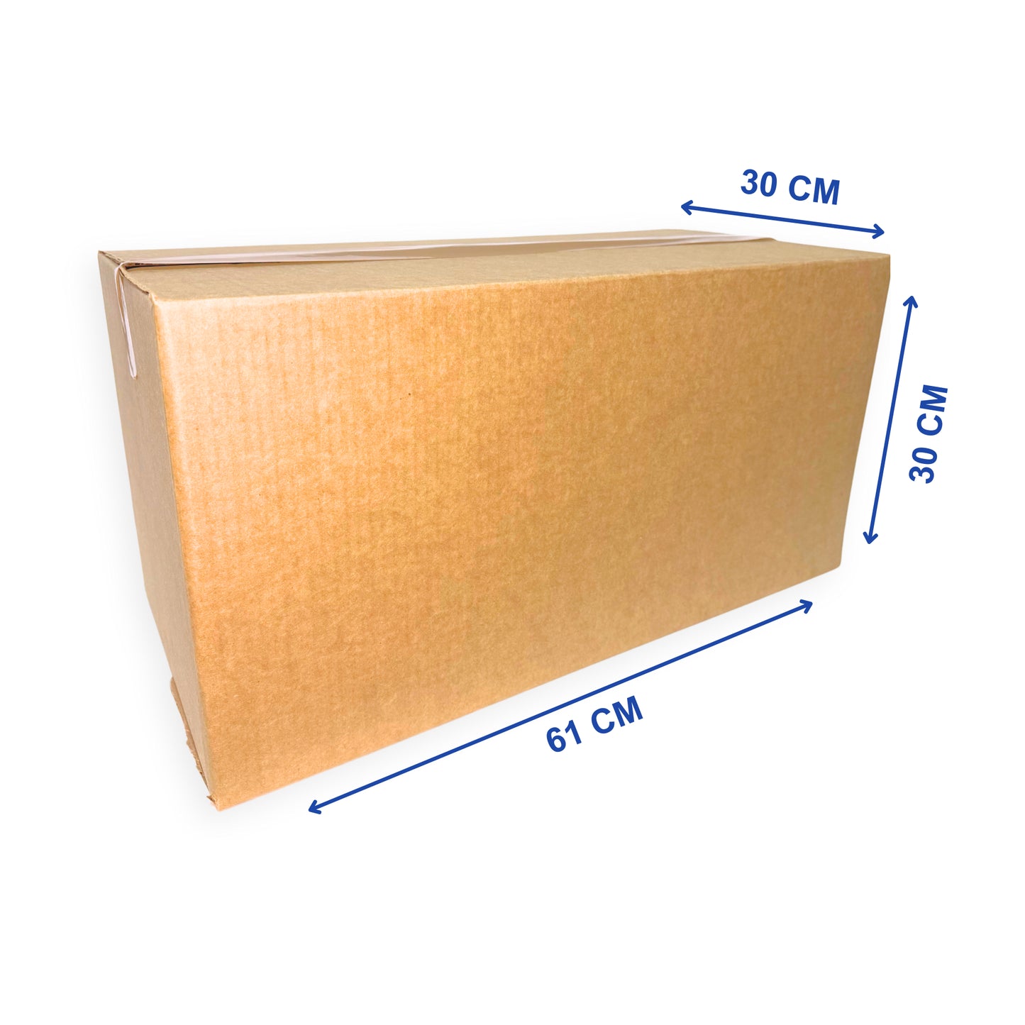 Cajas de Cartón Corrugado 61x30x30 cm | Paquete de 25 Unidades