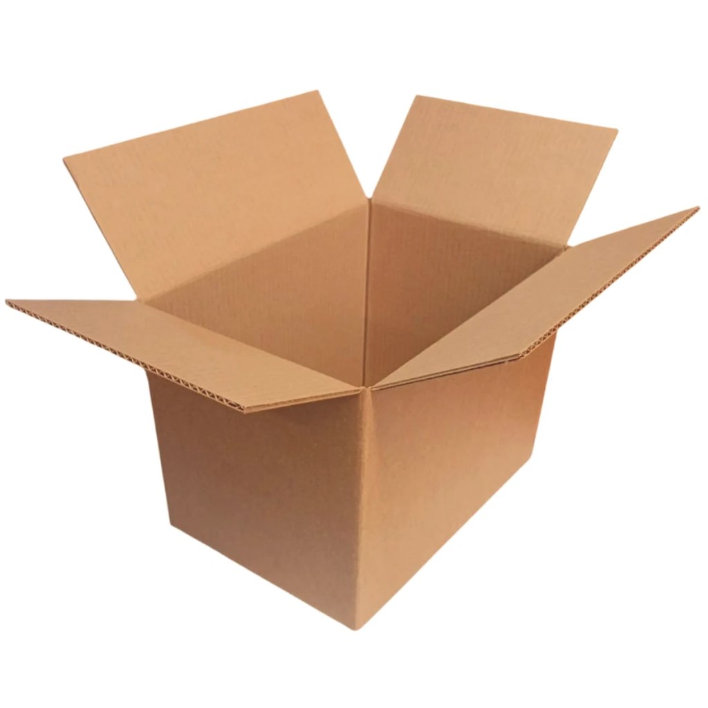 Cajas de cartón corrugado 32 ECT, doble canal tipo RSC con liner kraft, 36 x 25 x 25 cm – ideal para envíos, ecommerce, mudanzas y uso industrial.